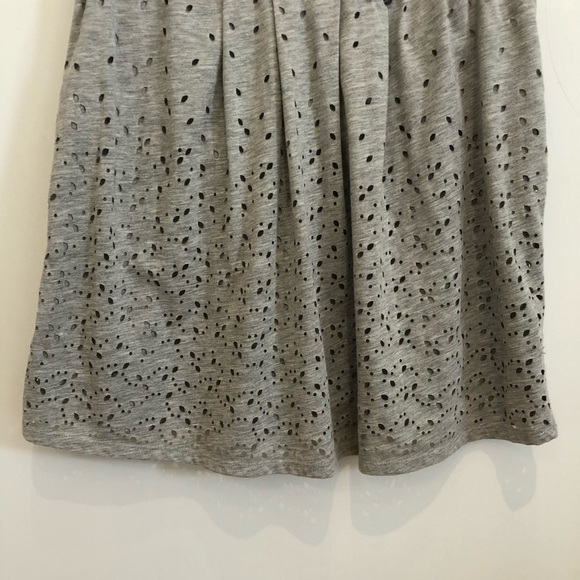 Anthropologie Deletta Gray Beaded Tank Top with Cut Outs - Picture 10 of 16